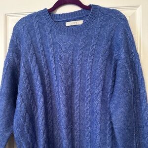 LOFT BLUE SWEATER